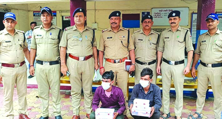 चोरी के मामले में कुख्यात बावरिया गिरोह के गैंग लीडर समेत दो दबोचे