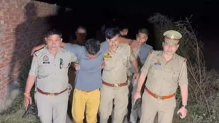 देर रात मुठभेड़, गोली लगने के बाद बदमाश गिरफ्तार