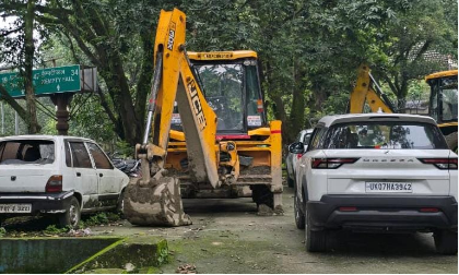 कुठालगेट में अवैध खनन पर बड़ी कार्रवाई, 7 लाख जुर्माना और मशीनें सीज