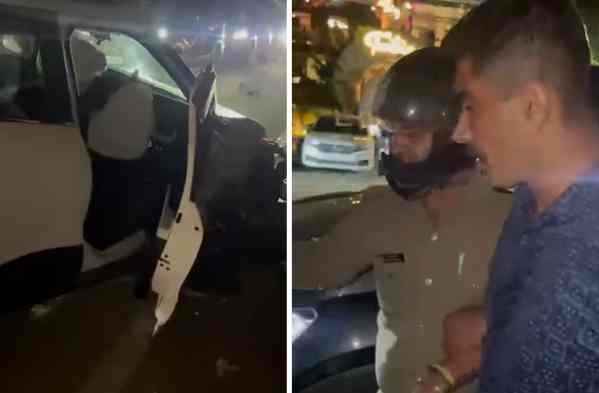 देहरादून: नशे में धुत SO ने कई गाड़ियां ठोंक दीं तत्काल निलंबन