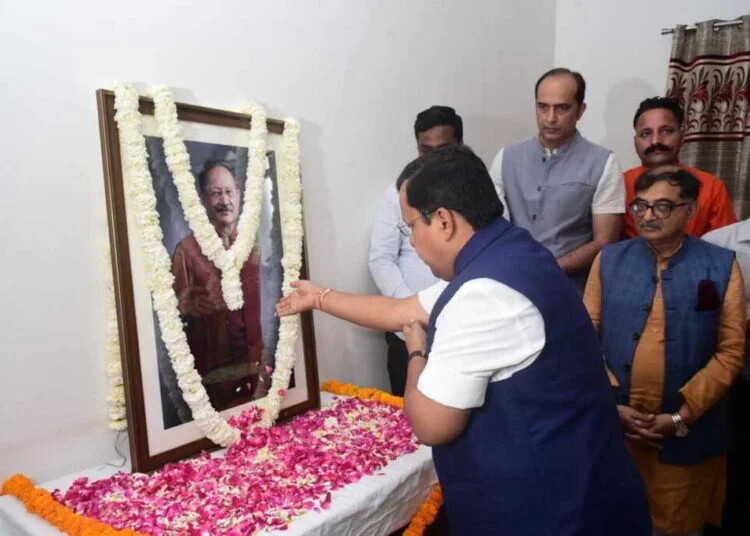 भाजपा राष्ट्रीय अध्यक्ष नितिन नवीन ने स्वर्गीय पूर्व मुख्यमंत्री भुवन चंद खंडूरी को दी श्रद्धांजलि