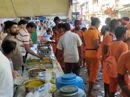 कांवड़ियों को मिल रहा शुद्ध ,सुरक्षित भोजन और दवाईयां